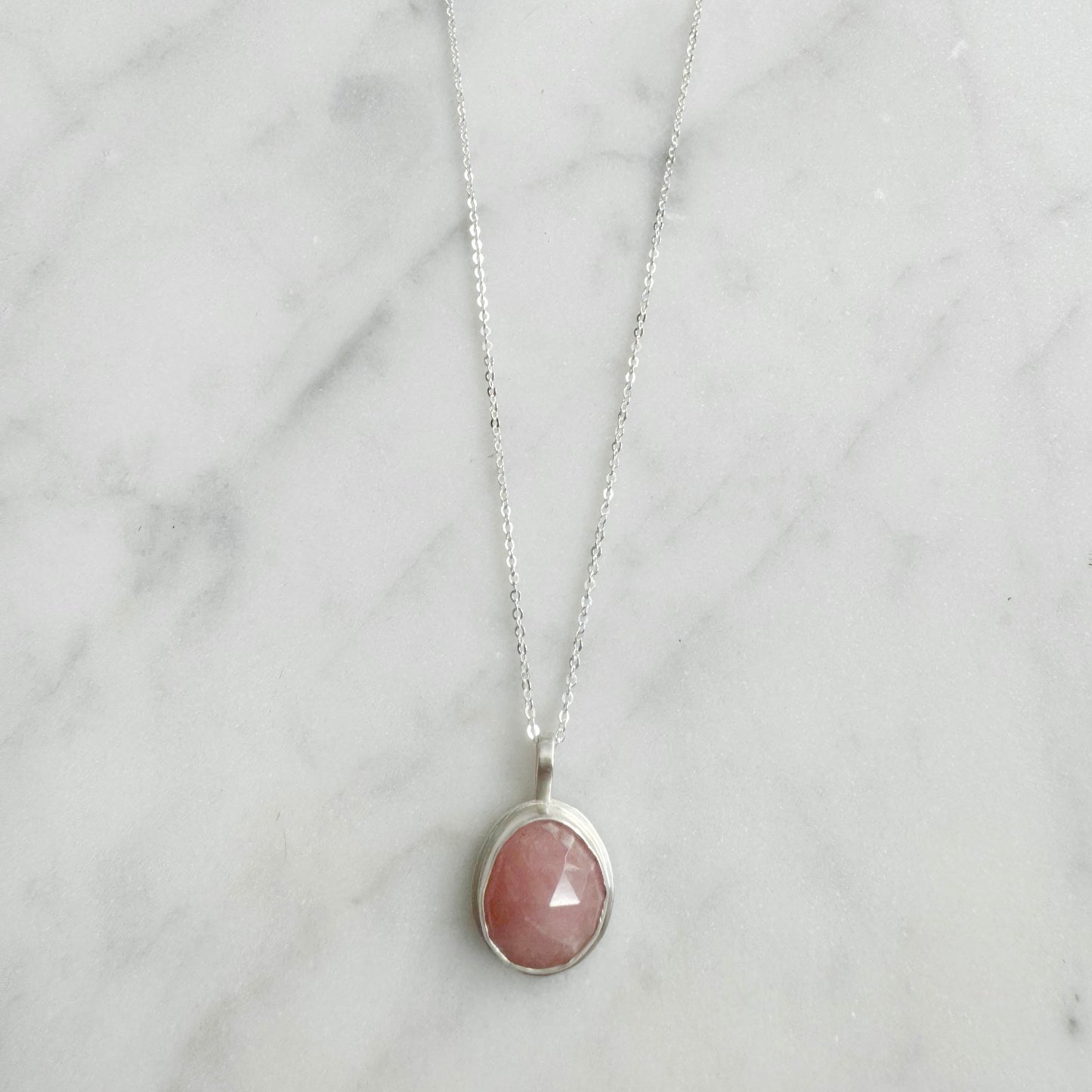 Guava Quartz Necklace
