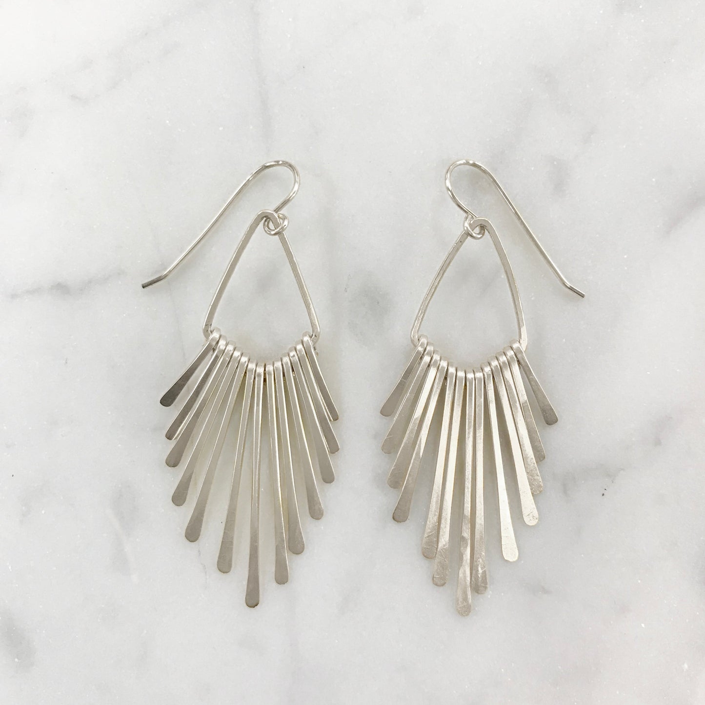 Marquis Fill Radiant Rays Earrings