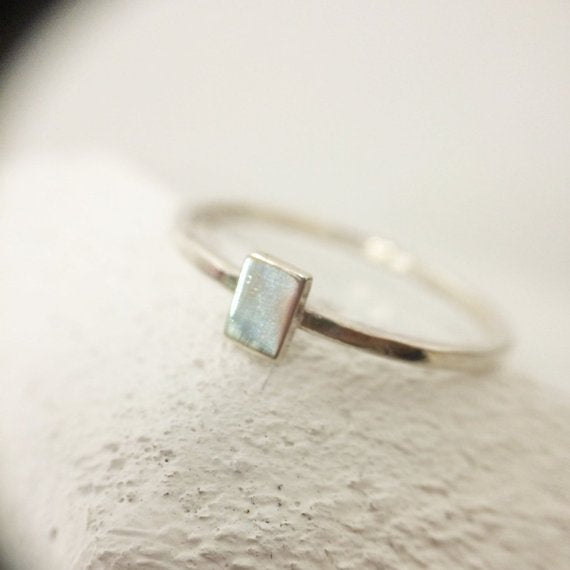 Rectangle stack ring