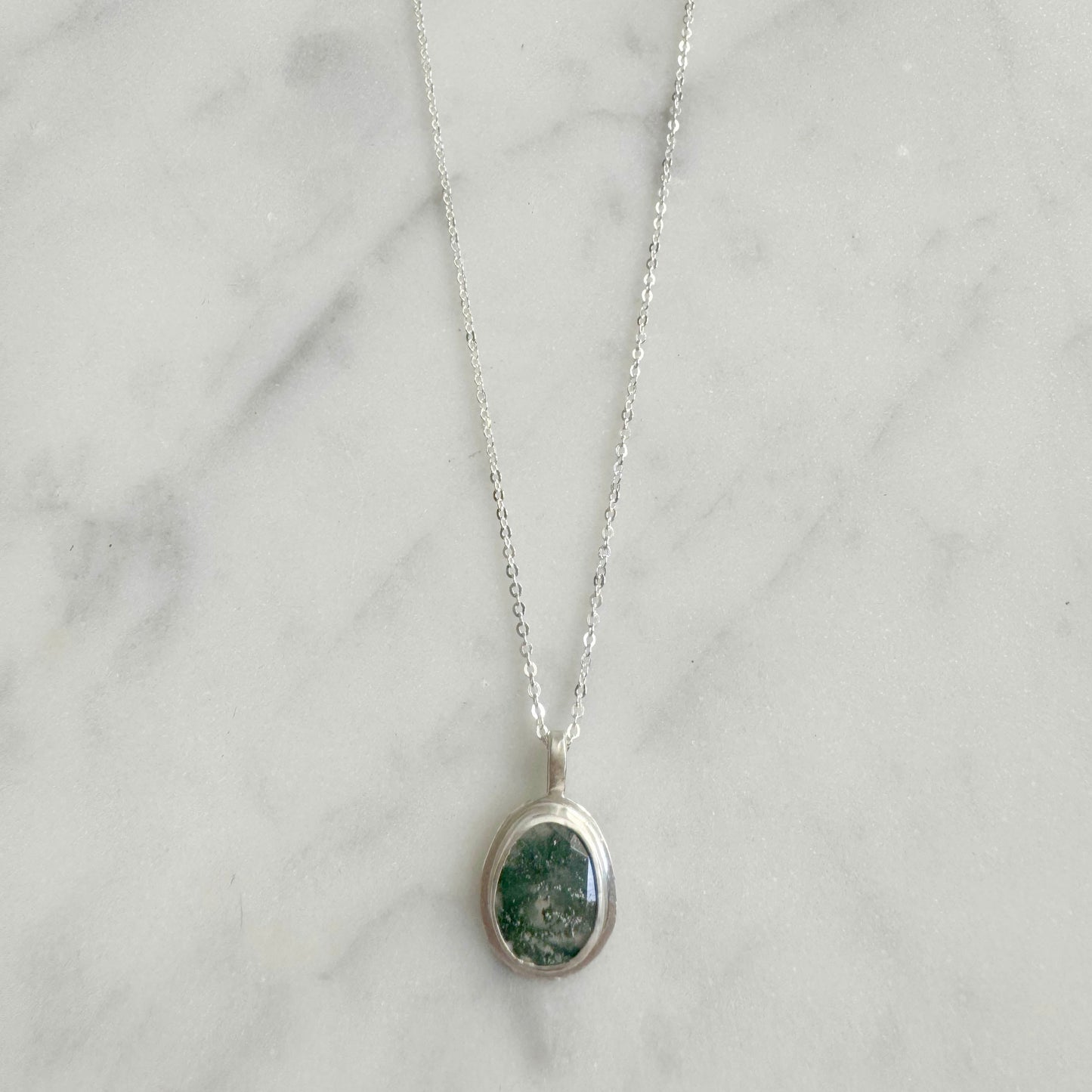 Moss Agate necklace