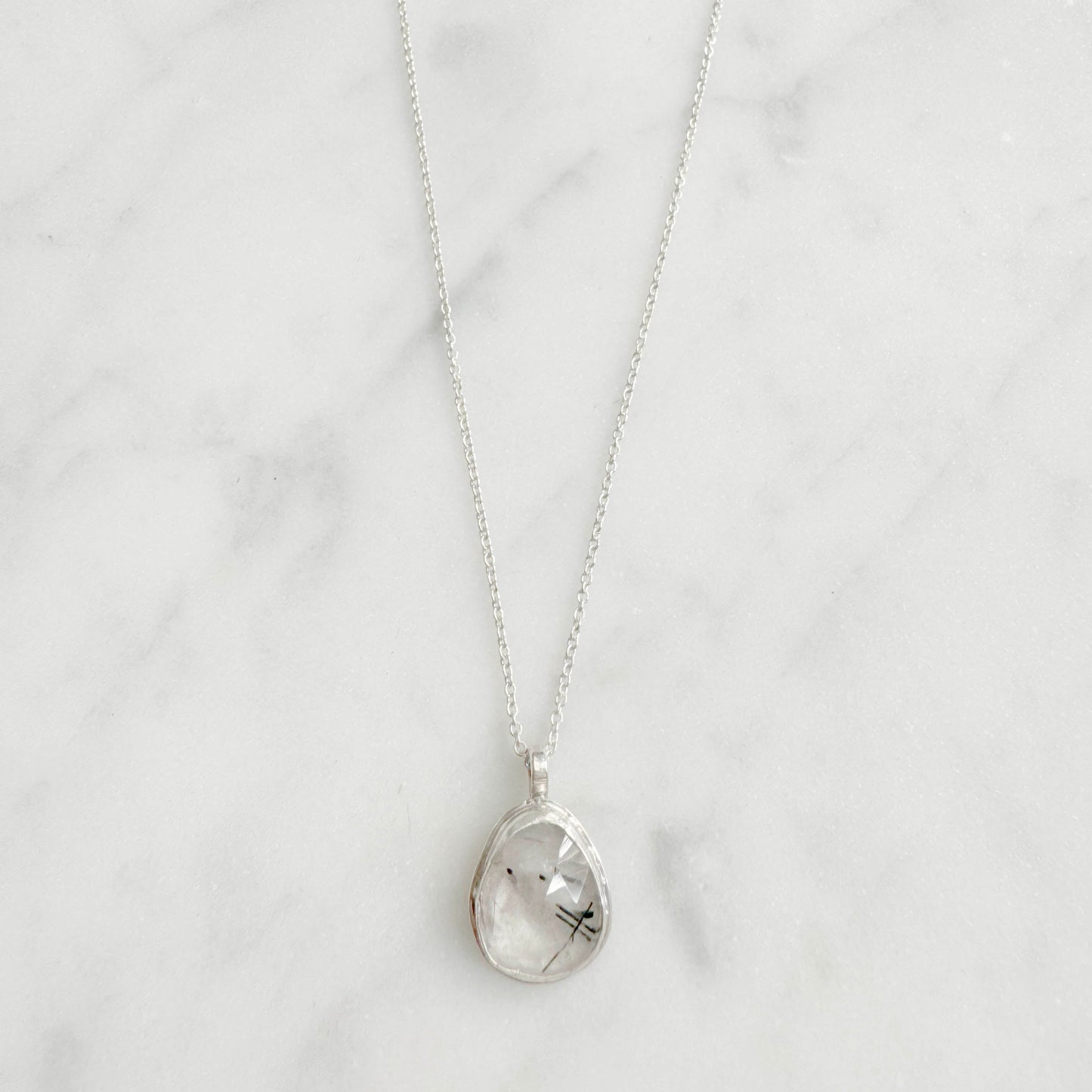 Tourmalated Quartz Necklace