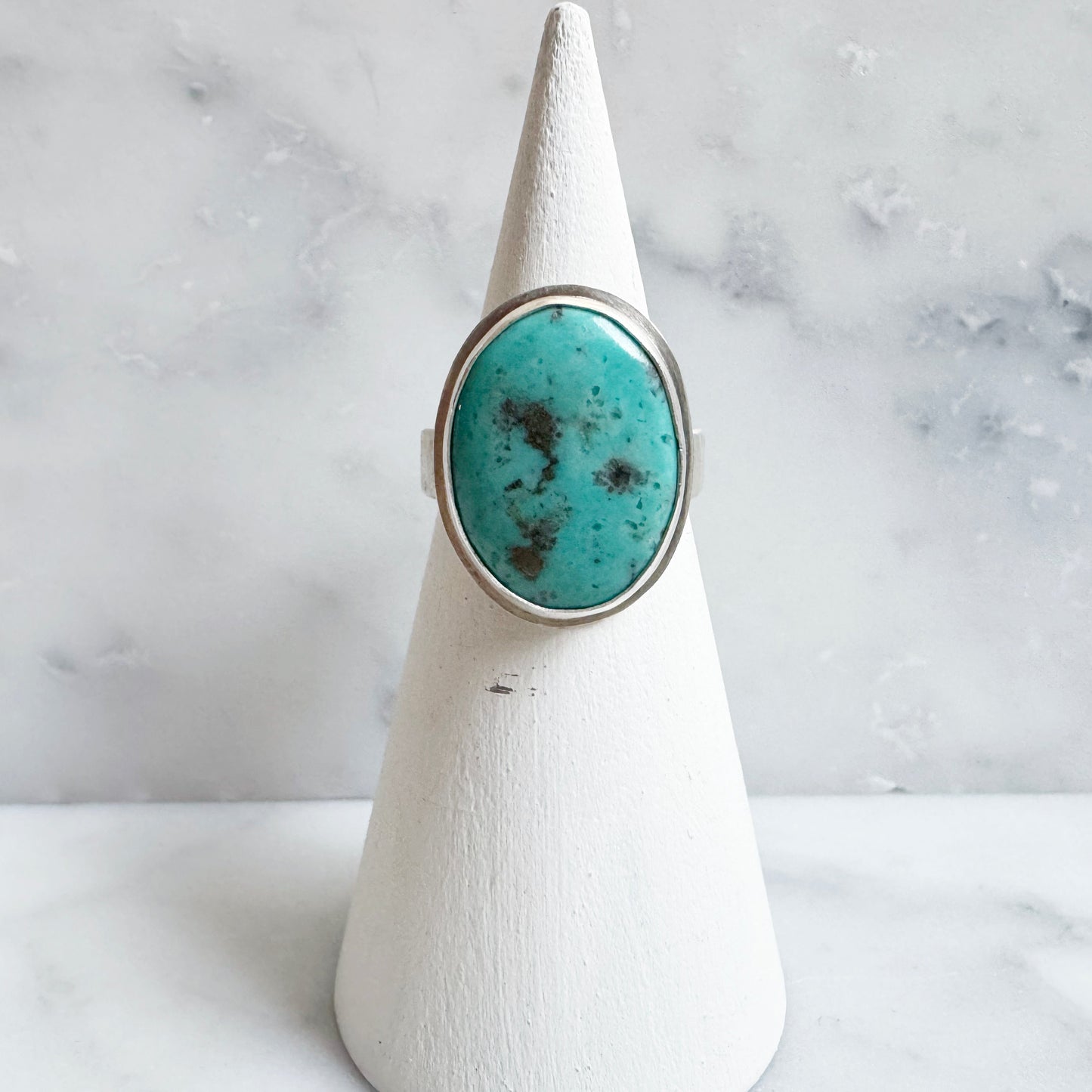 Turquoise Ring in sterling silver