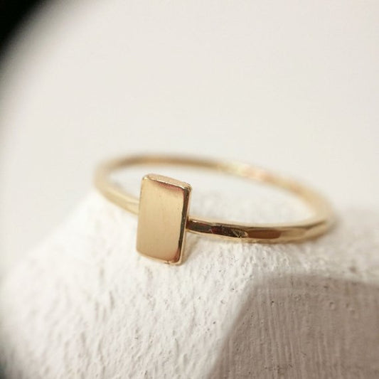 Rectangle stack ring