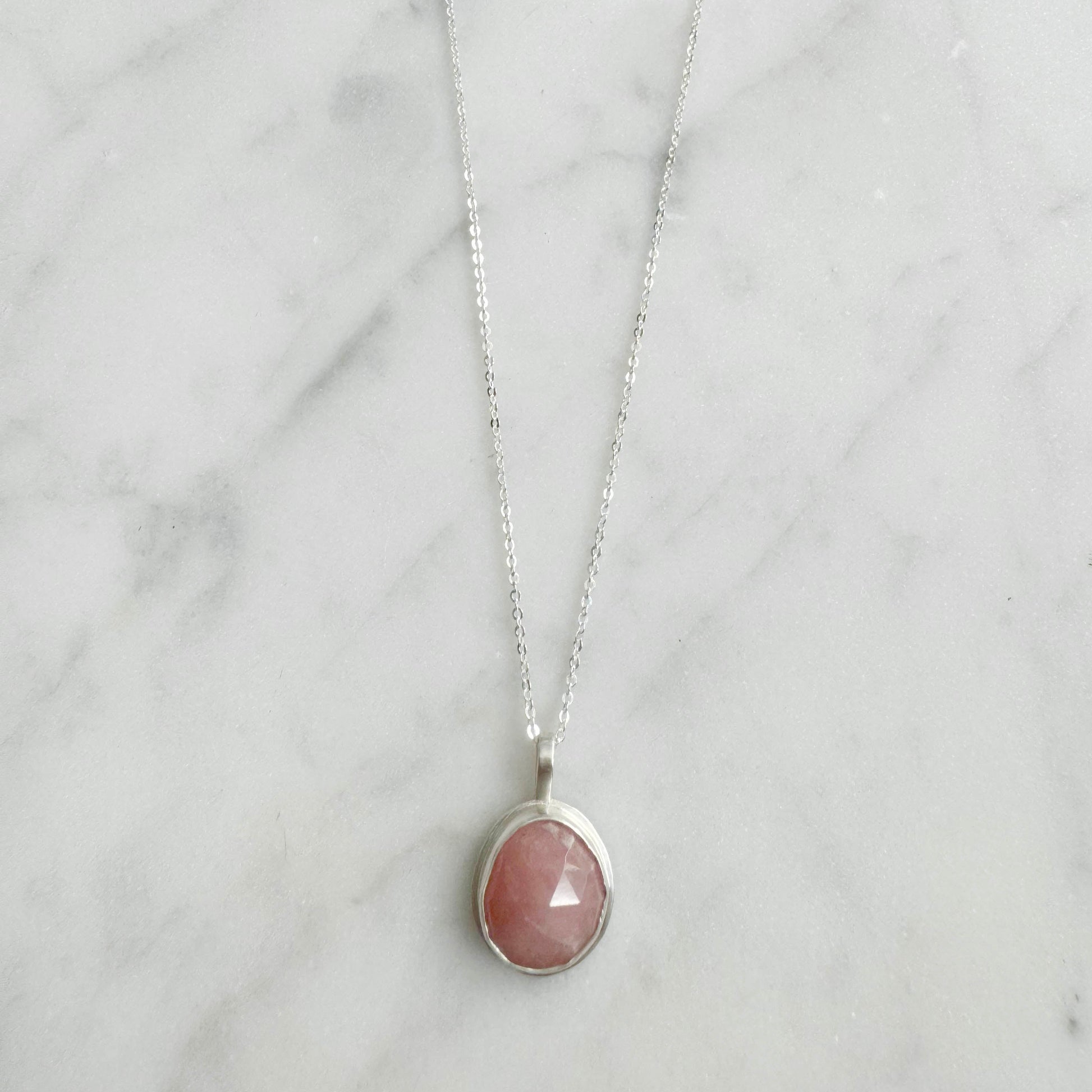 Guava Quartz Necklace