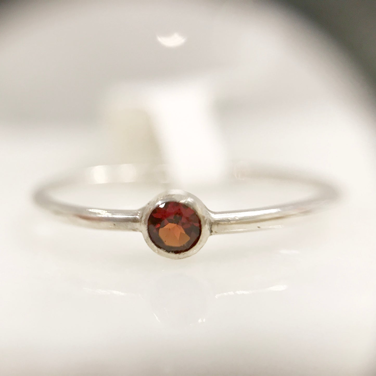 3mm Gemstone Stacking Ring