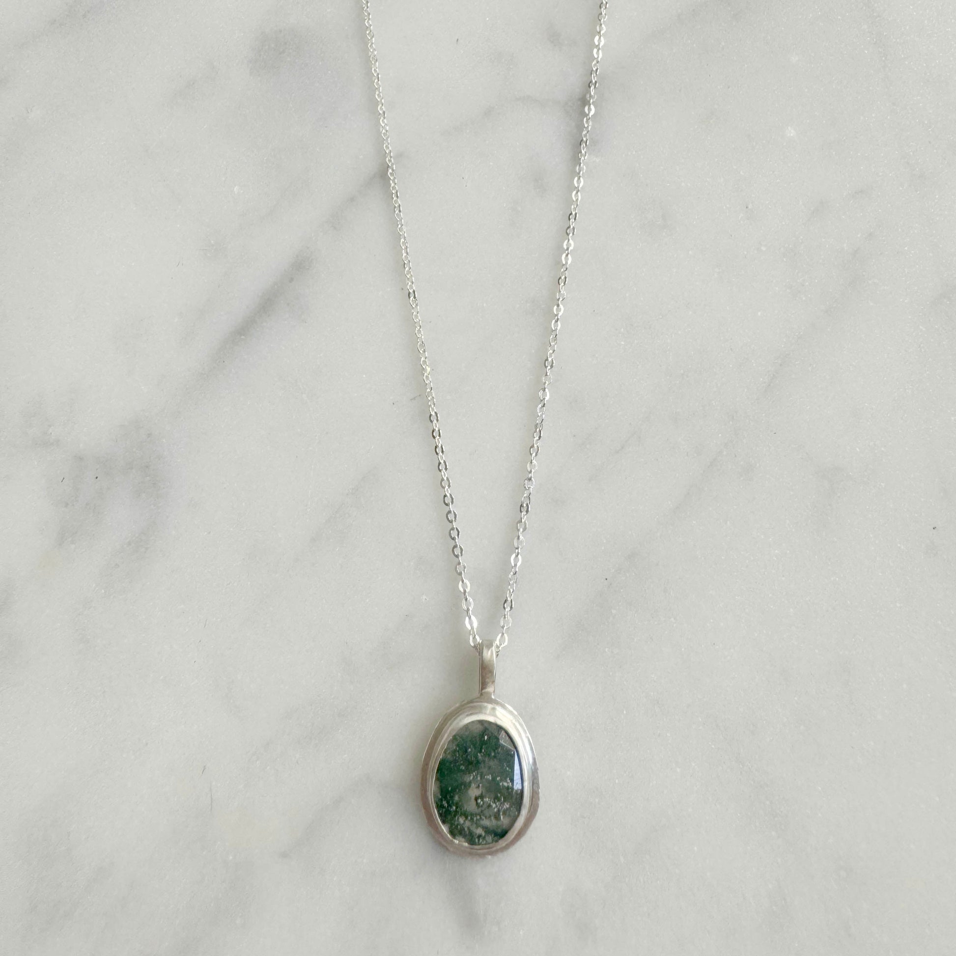 Moss Agate necklace