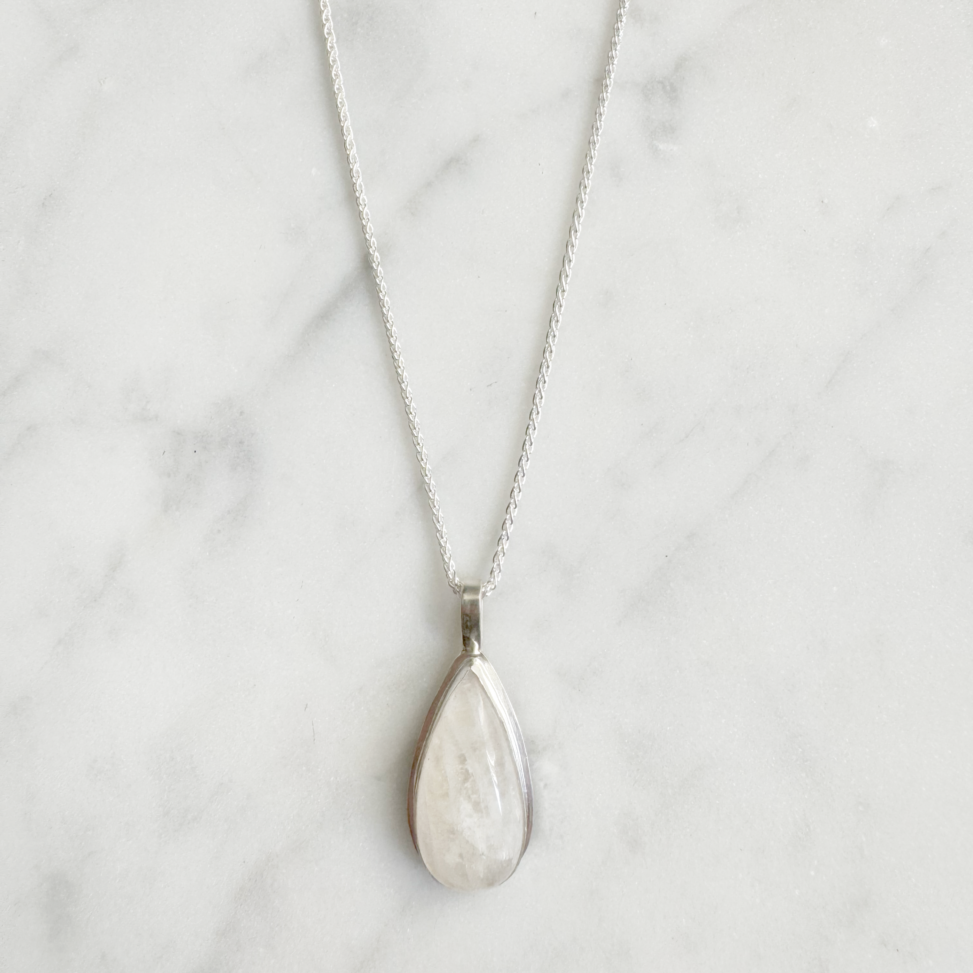 Teardrop Moonstone Necklace