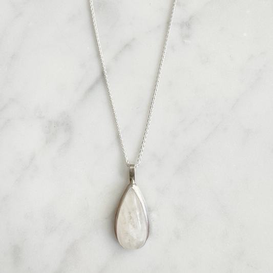 Teardrop Moonstone Necklace