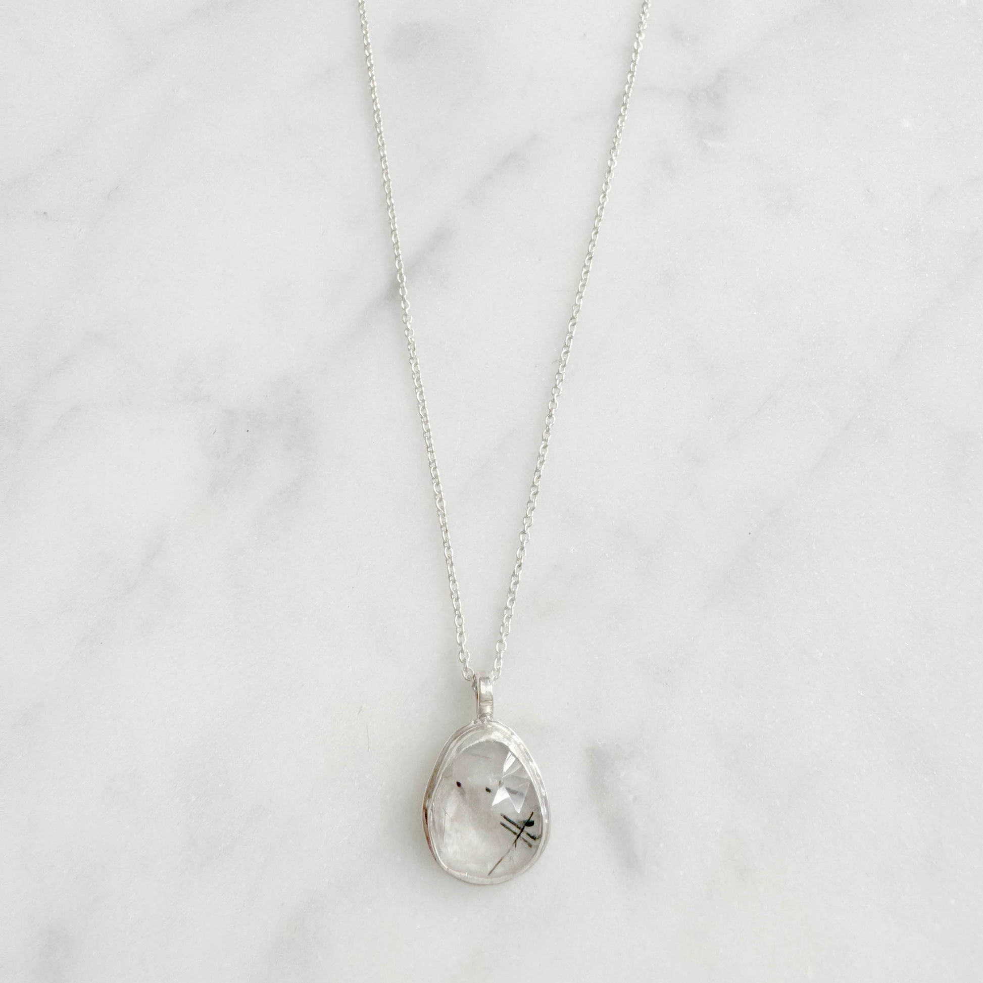 Tourmalated Quartz Necklace
