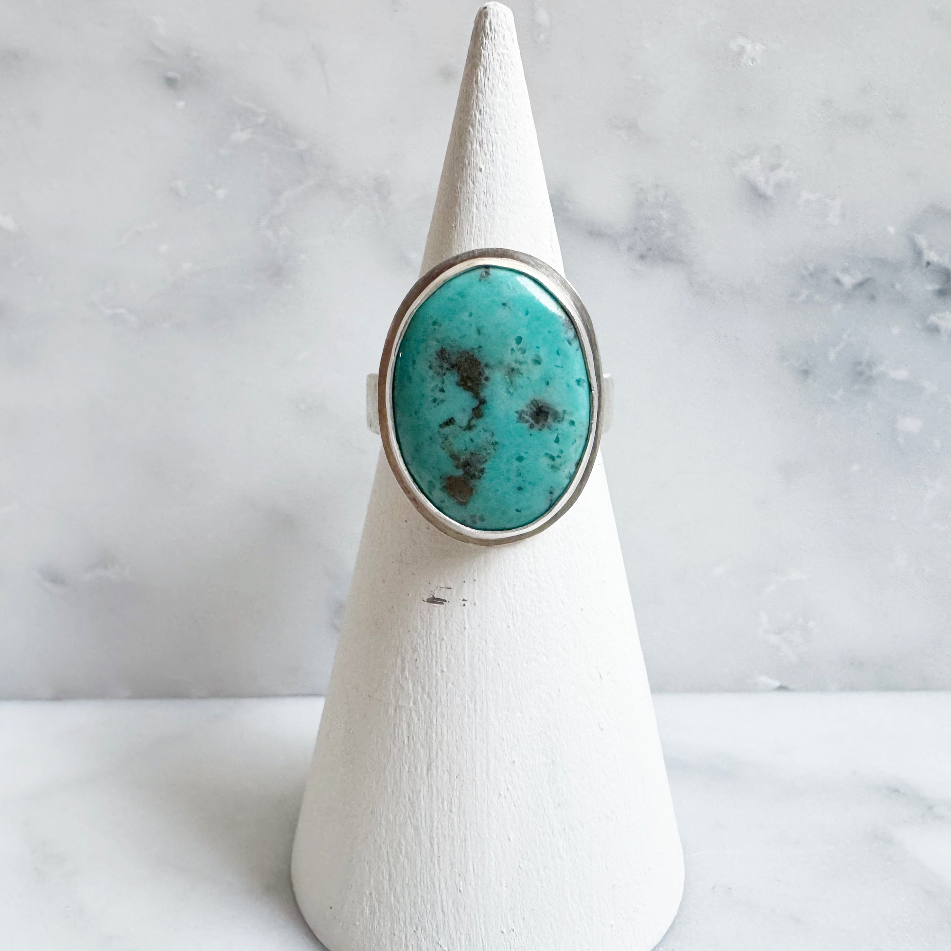 Turquoise Ring in sterling silver