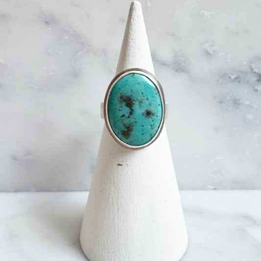 Turquoise Ring in sterling silver